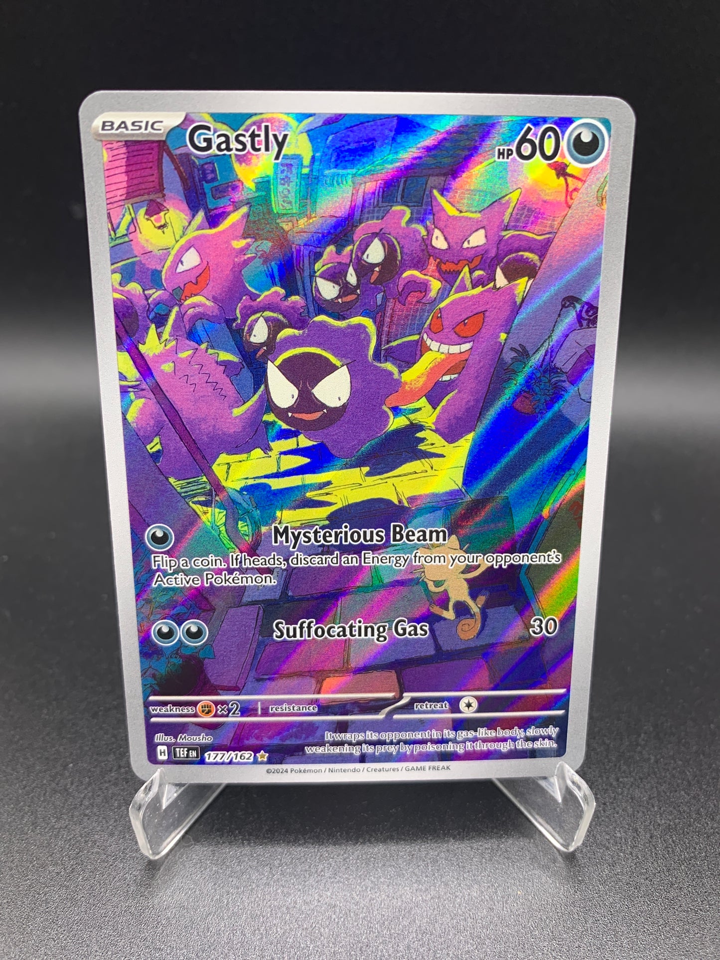 Pokémon TCG: 2024 Gastly 177/162 S&V Temporal Forces