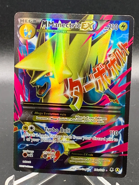 Pokémon TCG: 2017 M Manectric EX - 24a/119 - Alternate Art Promos