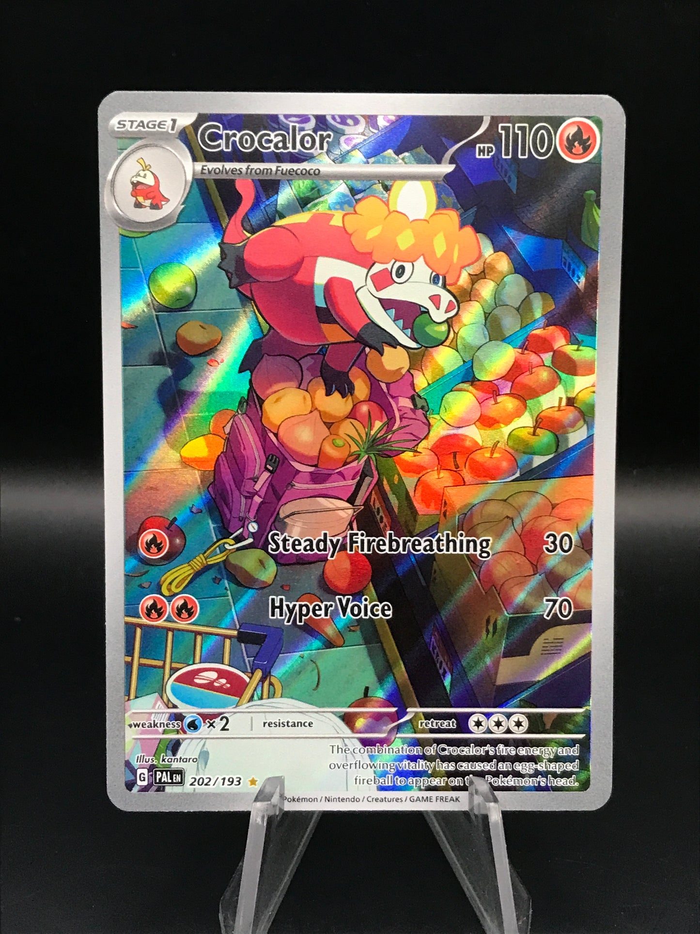 Pokemon TCG: 2023 Crocalor 202/193 Paldea Evolved