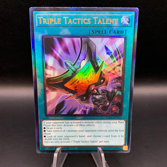 Yu-Gi-Oh! TCG: Triple Tactics Talent 1st Edition 25th Anniversary Rarity Collection RA01-EN063