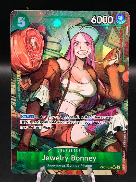 One Piece TCG: Jewelry Bonney OP07-026 SR 500 Years in the Future