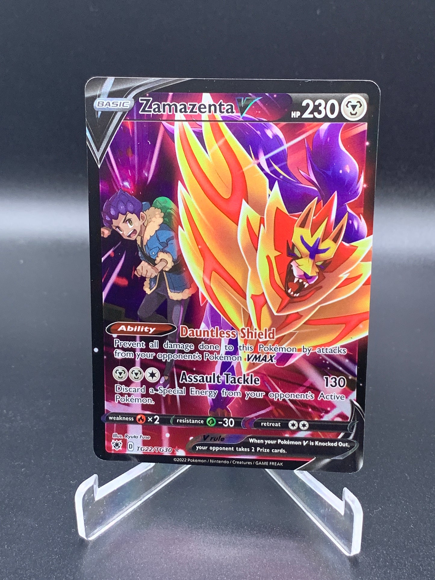 Pokémon TCG: 2022 Zamazenta V TG22/TG30 Astral Radiance