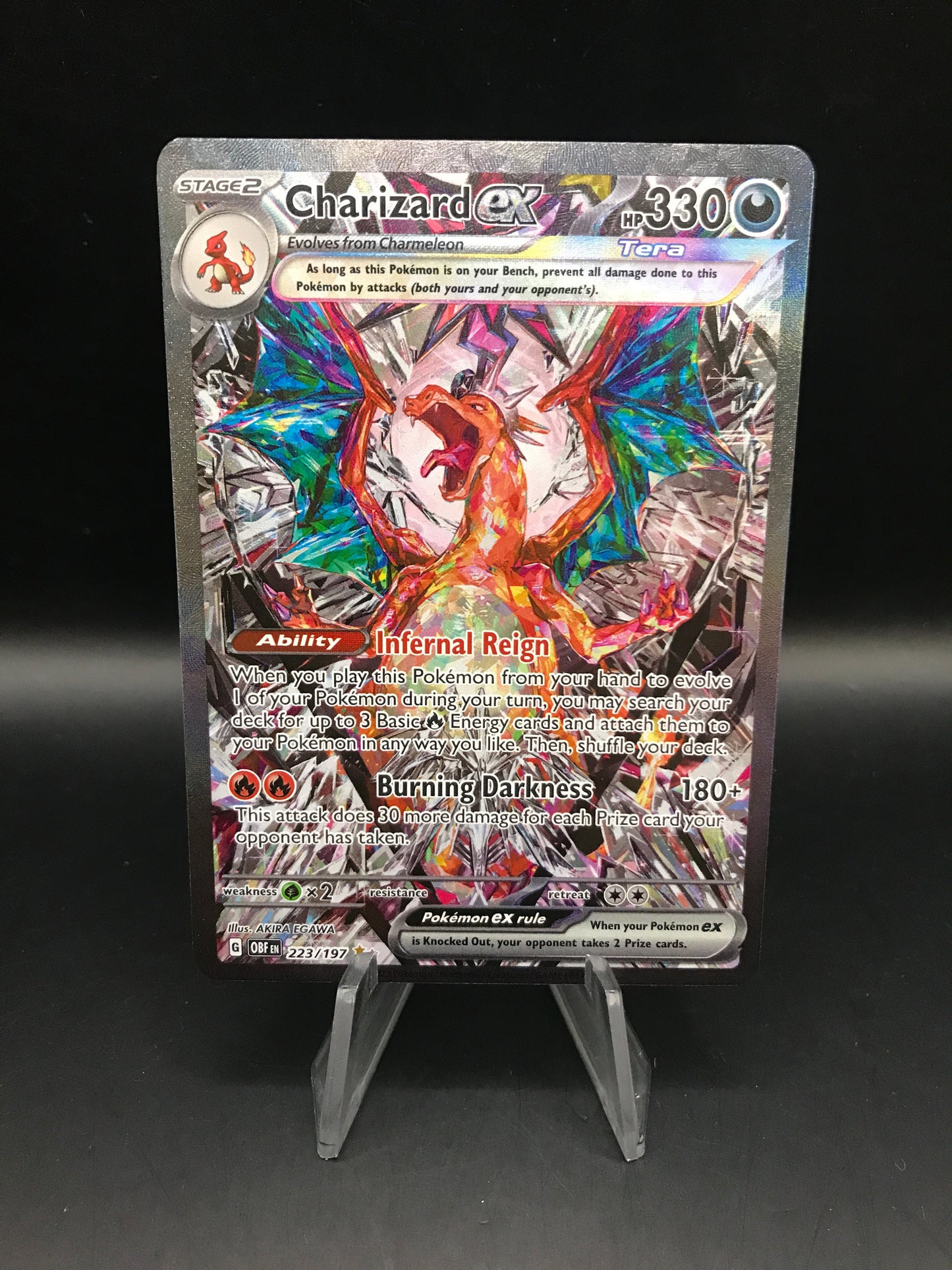 Pokémon TCG: 2023 Charizard ex 223/197 Obsidian Flames Special Illustration