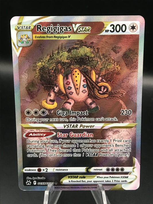 Pokémon TCG: 2023 Regigigas VSTAR GG55/GG70 Crown Zenith Galarian Gallery