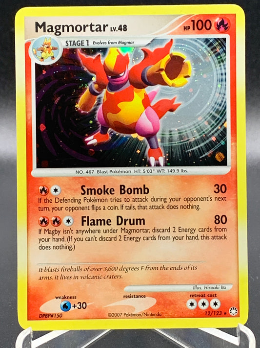 Pokémon TCG: 2007 Magmortar LV.48 12/123 Mysterious Treasures