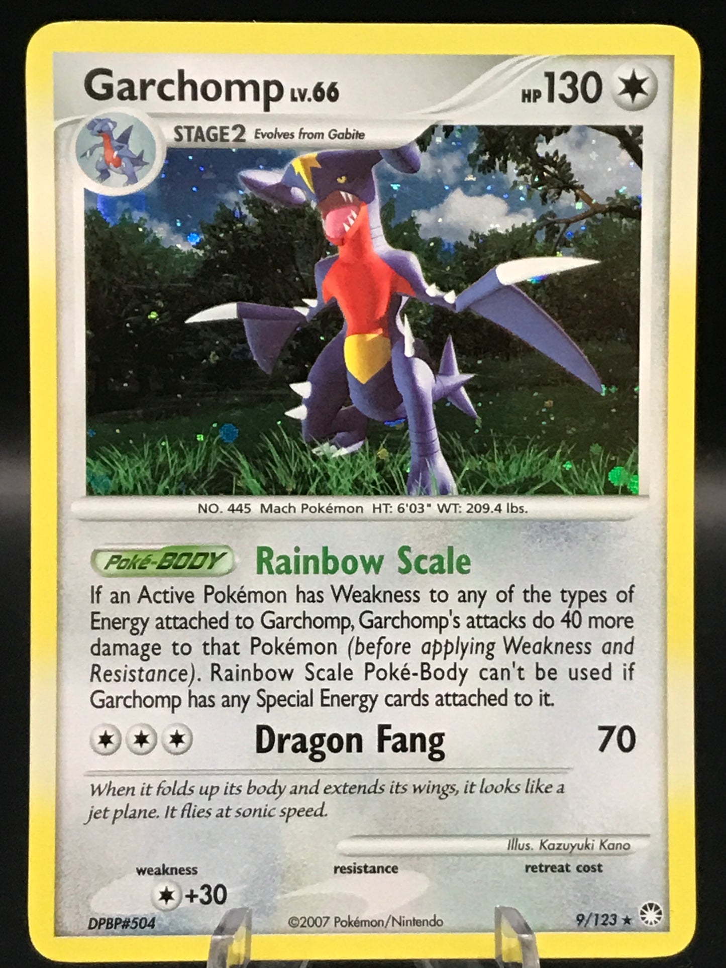 Pokémon TCG: 2007 Garchomp 9/123 Diamond & Pearl: Mysterious Treasures