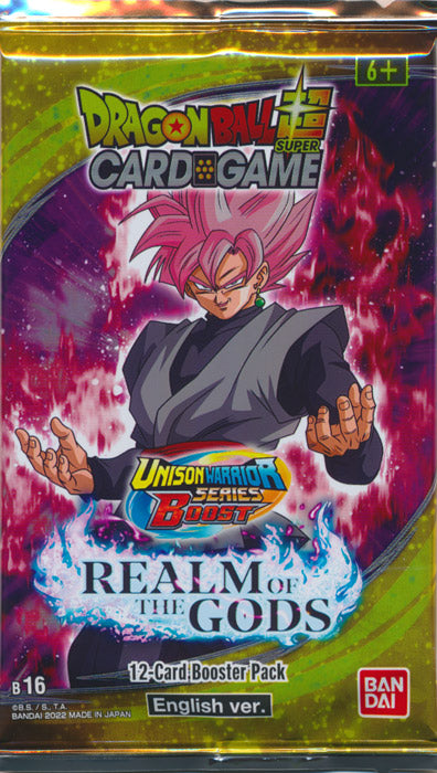 DragonBall Super TCG: Unison Warrior Series Boost Real of the Gods Booster Pack B16
