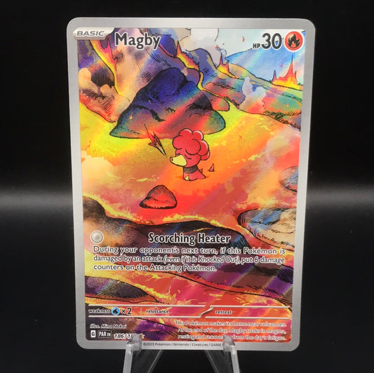 Pokemon TCG: 2023 Magby 186/182 Paradox Rift