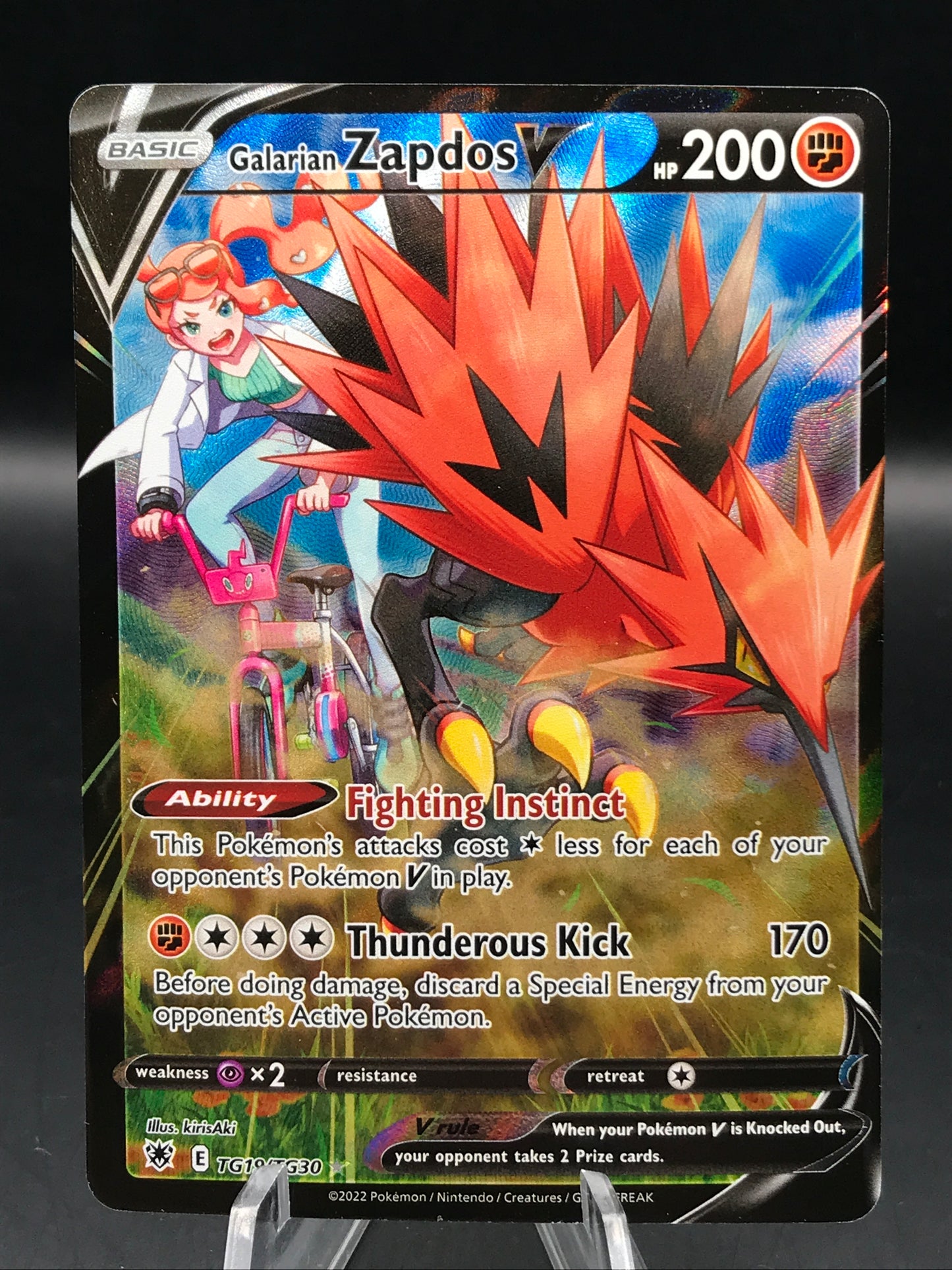 Pokemon TCG: 2022 Galarian Zapdos C TG19/TG30 Astral Radiance Trainer Gallery