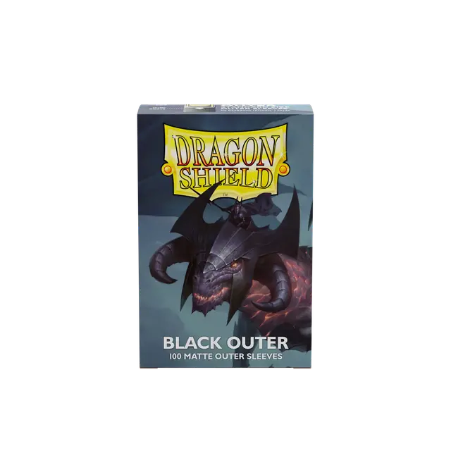 Dragon Shield Outer Sleeves Standard Matte - Black (100CT)