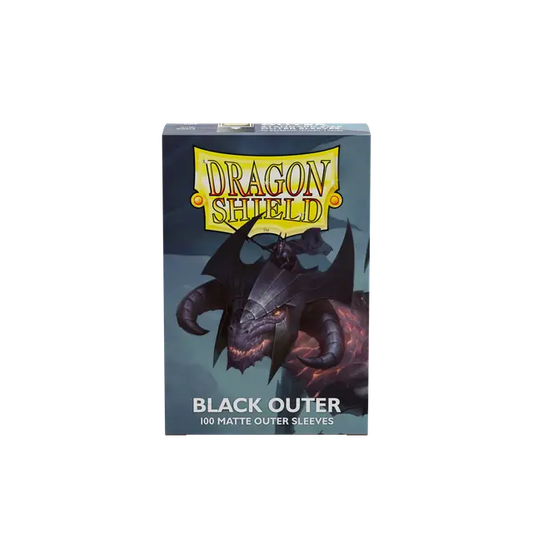 Dragon Shield Outer Sleeves Standard Matte - Black (100CT)