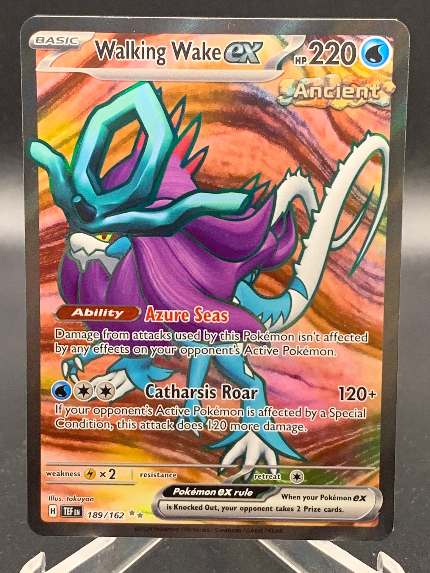 Pokemon TCG 2024 Walking Wake ex - 189/162 S&V: Temporal Forces