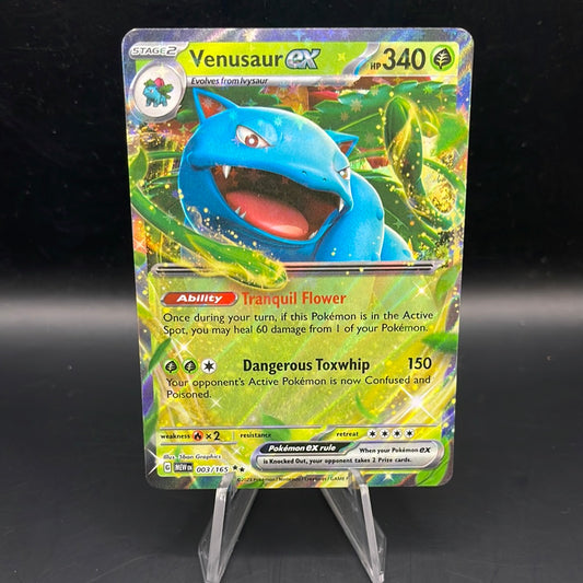 Pokémon TCG: 2023 Venusaur ex 003/165 Scarlet & Violet 151