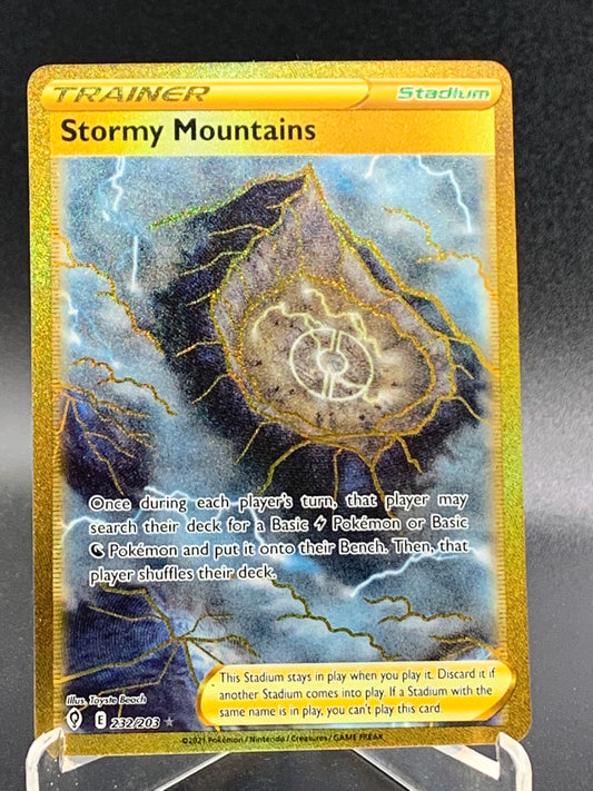 Pokémon TCG: 2021 Stormy Mountains 232/203 SW&SH Evolving Skies