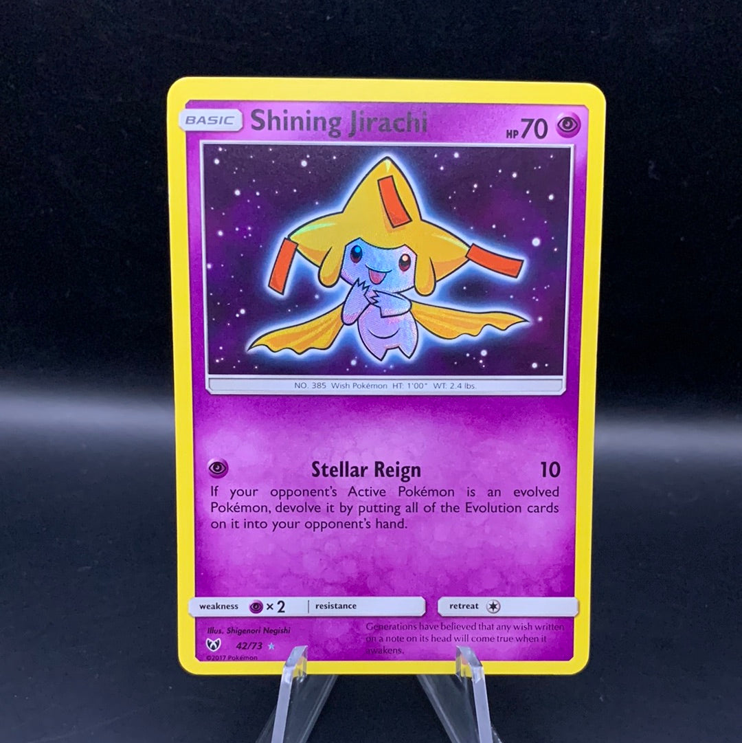 Pokémon TCG: 2017 Shining Jirachi 42/73 Shining Legends Holo