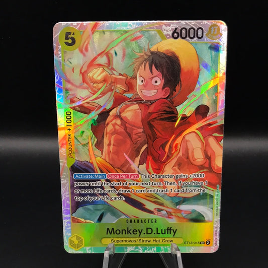 One Piece TCG: Monkey.D.Luffy ST13-015 SR The Three Brothers