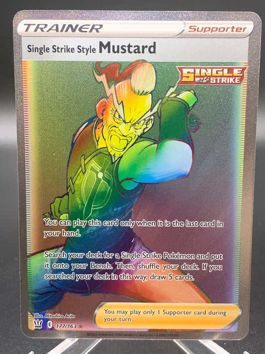 Pokémon TCG: 2021 Single Strike Style Mustard 177/163 S&S: Battle Styles