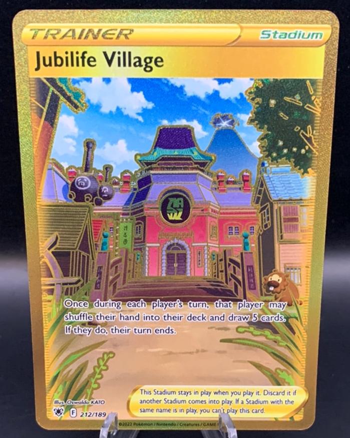 Pokémon TCG: 2022 Jubilife Village 212/189 Astral Radiance Gold