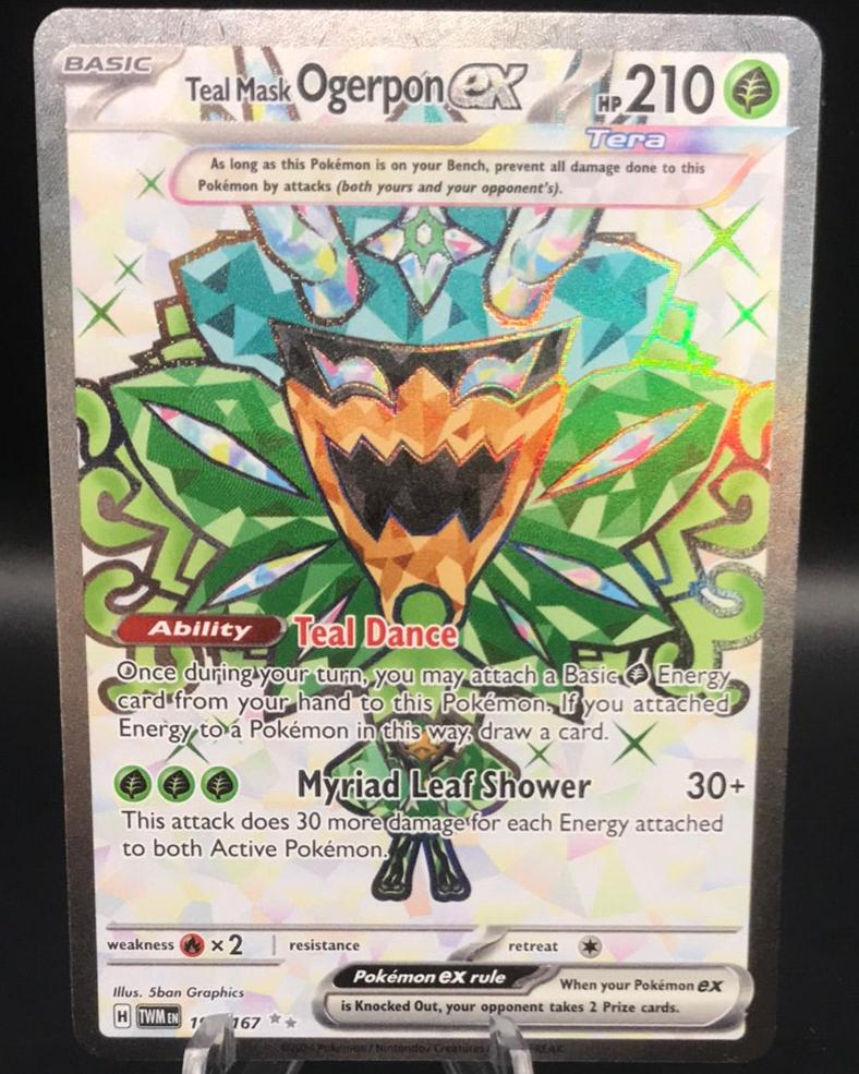 Pokémon TCG: 2024 Teal Mask Ogerpon ex 190/167 S&V: Twilight Masquerade