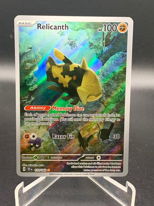 Pokemon TCG 2024 Relicanth - 173/162 S&V: Temporal Forces