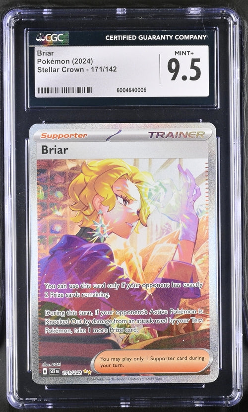 CGC 9.5 Pokémon TCG: 2024 Briar 171/142 Stellar Crown