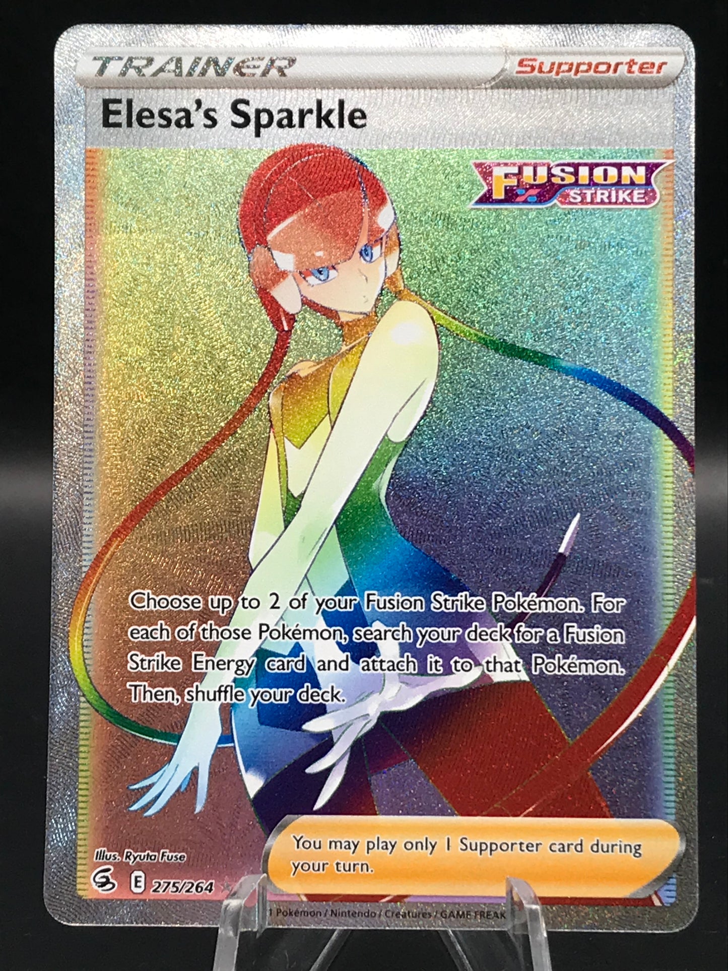 Pokémon TCG: 2021 Elesa's Sparkle 275/264 Fusion Strike