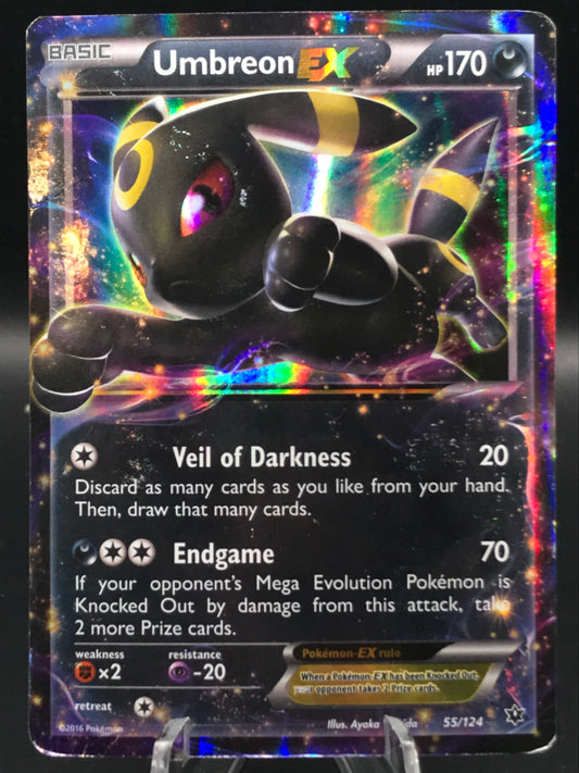 Pokémon TCG: 2016 Umbreon Ex 55/124 XY: Fates Collide