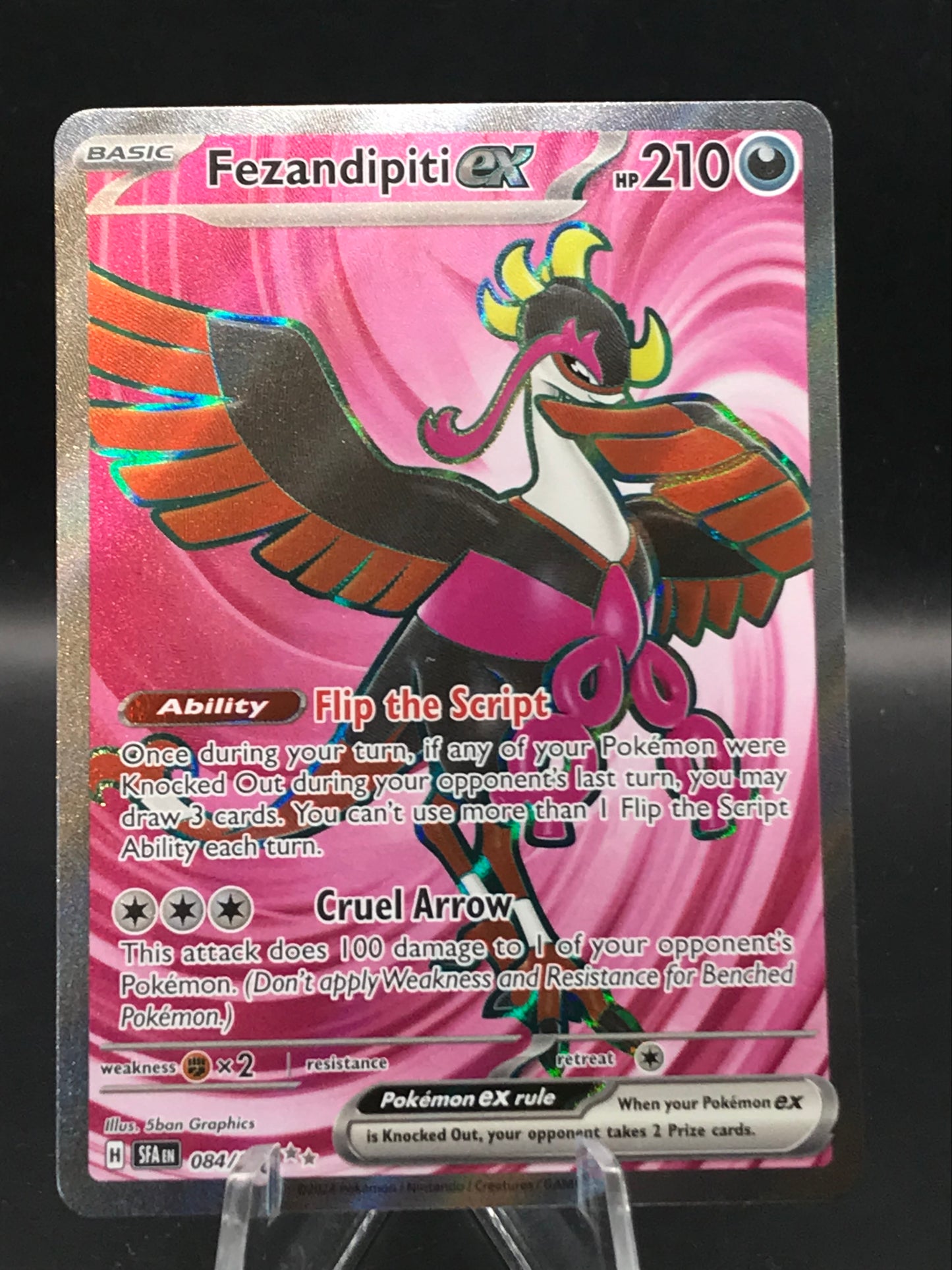 Pokémon TCG: 2024 Fezanddipiti EX 084/064 S&V: Shrouded Fable