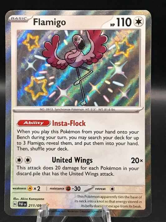 Pokémon TCG: 2024 Flamigo 211/091 - SV: Paldean Fates