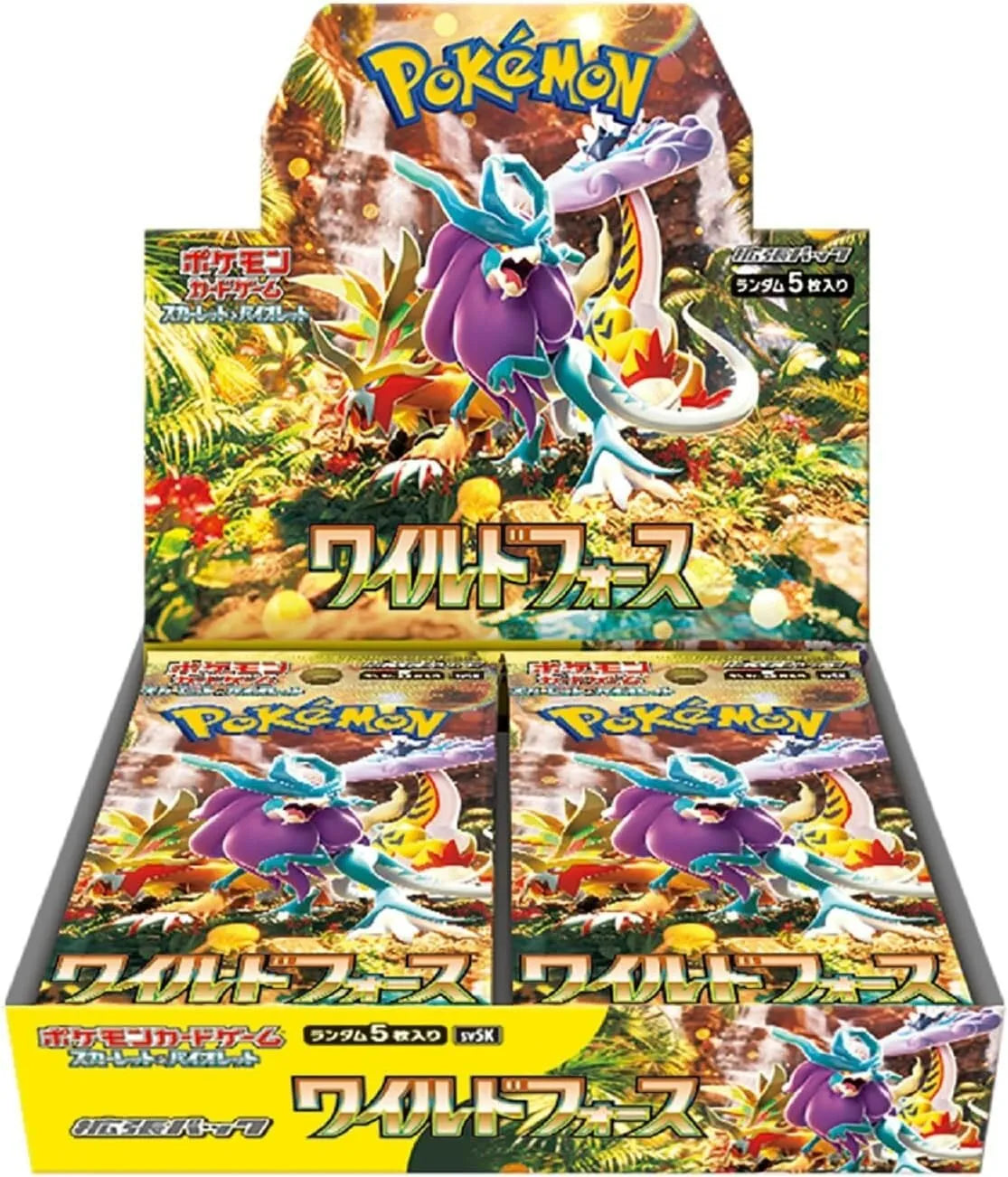 Pokémon TCG: Japanese Scarlet & Violet Wild Force SV5K Booster Box