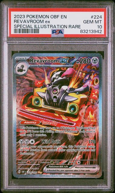 PSA 10 Pokémon TCG: 2023 Revavroom ex 224/197 S&V: Obsidian Flames