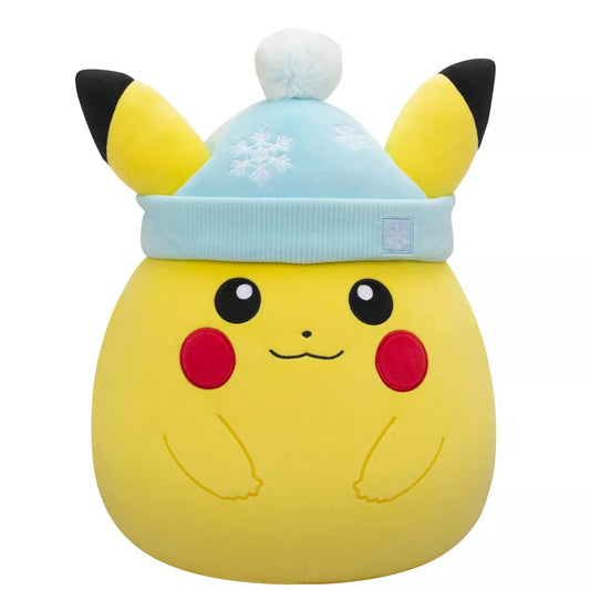 Squishmallows Pokemon 14" Pikachu Holiday Stuffed Plush Toy - Limited Edition