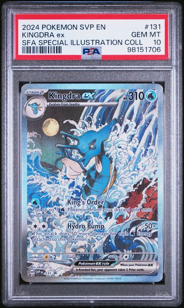 PSA 10 Pokemon TCG: 2024 Kingdra ex #131 Scarlet & Violet Promos