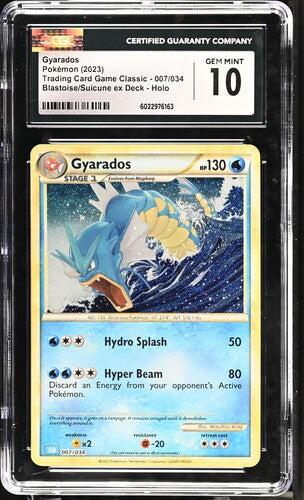 CGC 10 Pokémon TCG: 2023 Gyarados 007/034