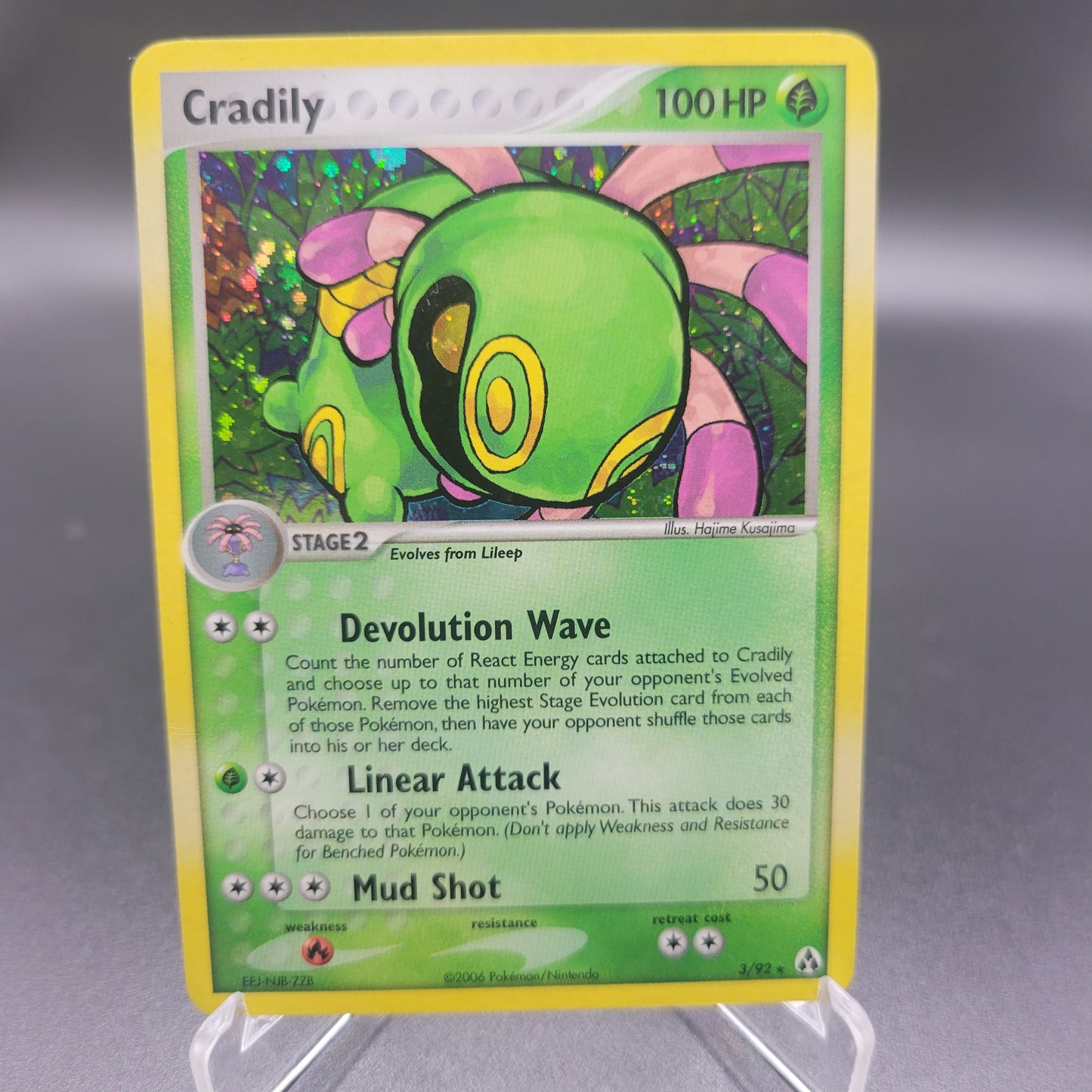 Pokémon TCG: 2006 Cradily 3/92 Legend Maker Holo