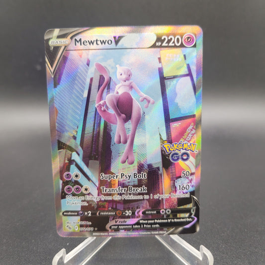 Pokémon TCG: 2022 Mewtwo V 72/78 Pokémon Go Alt Art