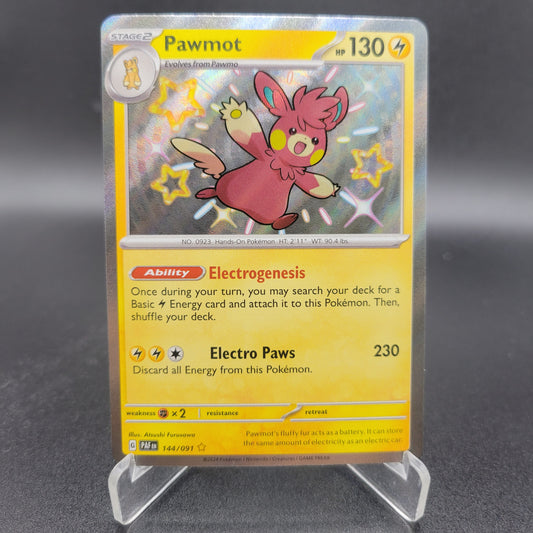 Pokémon TCG: 2024 Pawmot 144/091 S&V Paldean Fates Baby Shiny