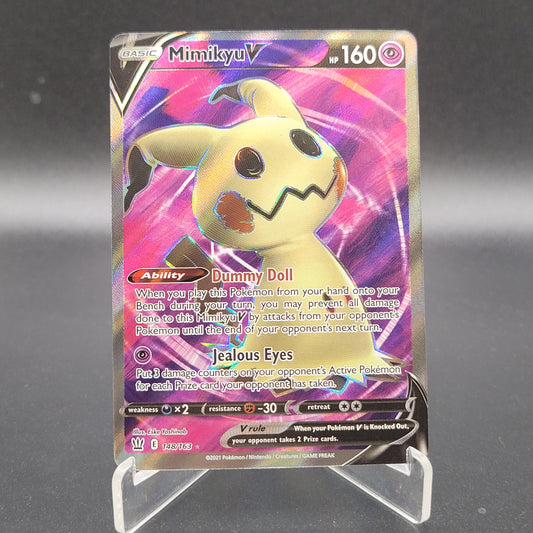 Pokémon TCG: 2021 Mimikyu V 148/163 SWSH: Battle Styles Full Art