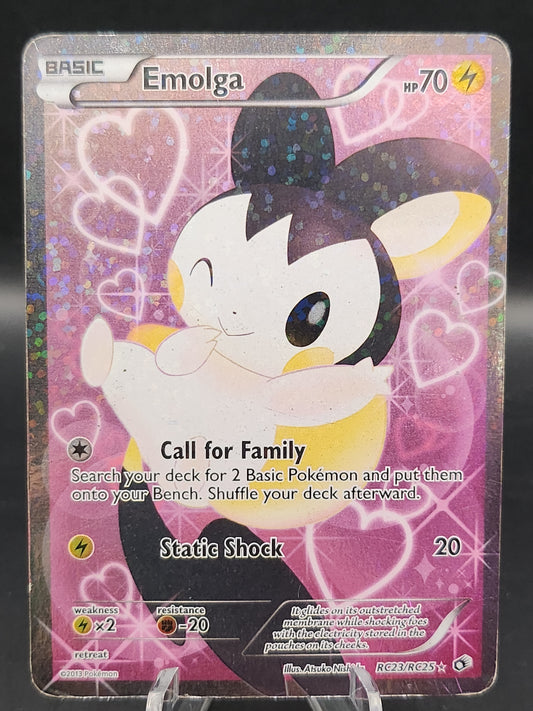 Pokémon TCG: 2013 Emolga RC23/RC25 BW: Legendary Treasures (Damaged)