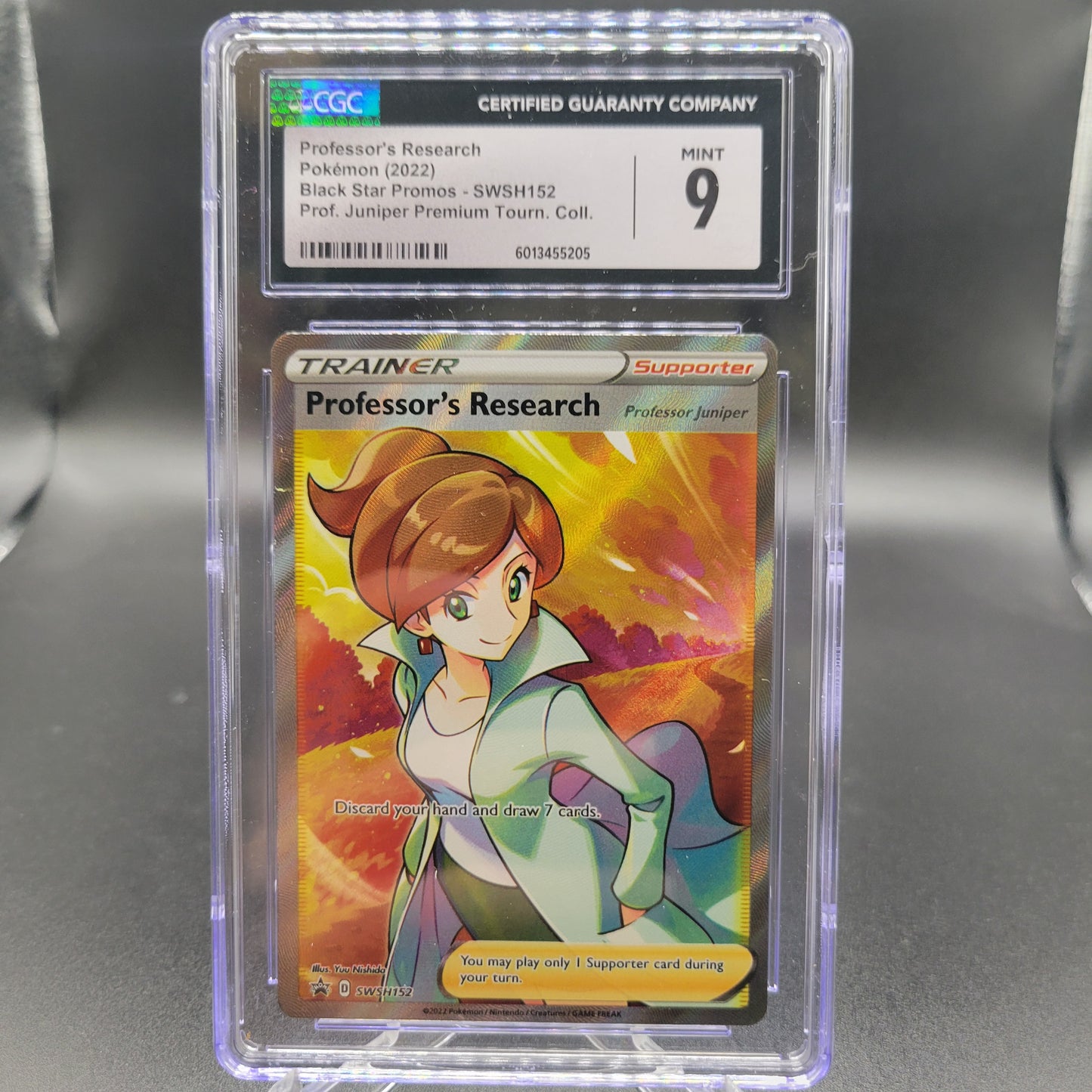 CGC 9 Pokémon TCG: 2022 Professor's Research SWSH152 SWSH: Promo Full Art