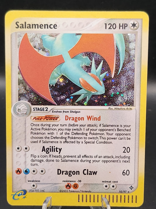 Pokémon TCG: 2003 Salamence 10/97 EX: Dragon Holo