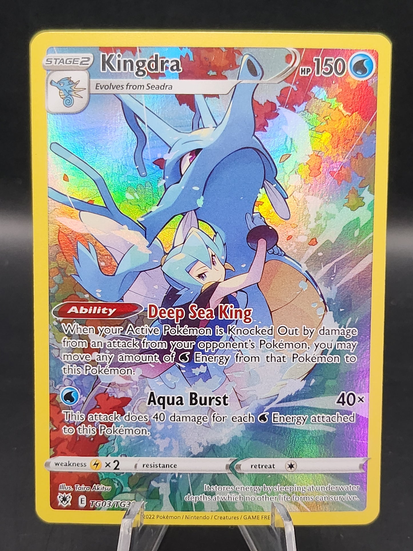 Pokemon TCG: 2022 Kingdra TG03/TG30 Astral Radiance