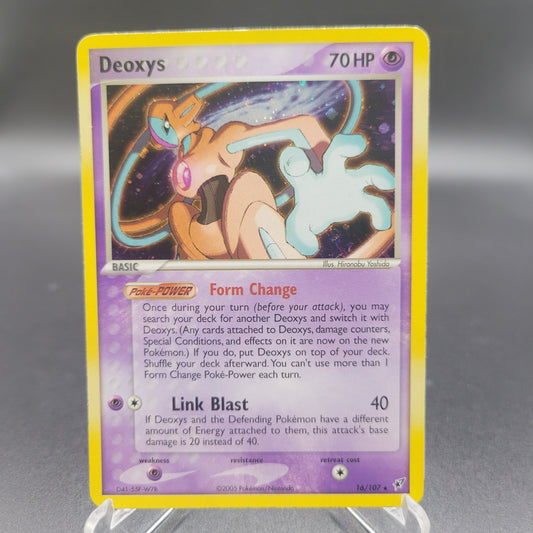 Pokémon TCG: 2005 Deoxys 16/107 EX Deoxys Holo