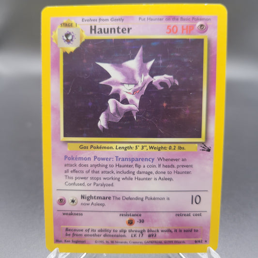 Pokémon TCG: 1999 Haunter 6/62 Fossil Holo