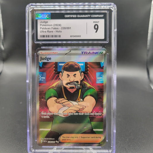 CGC 9 Pokémon TCG: 2024 Judge 228/091 S&V Paldean Fates Full Art