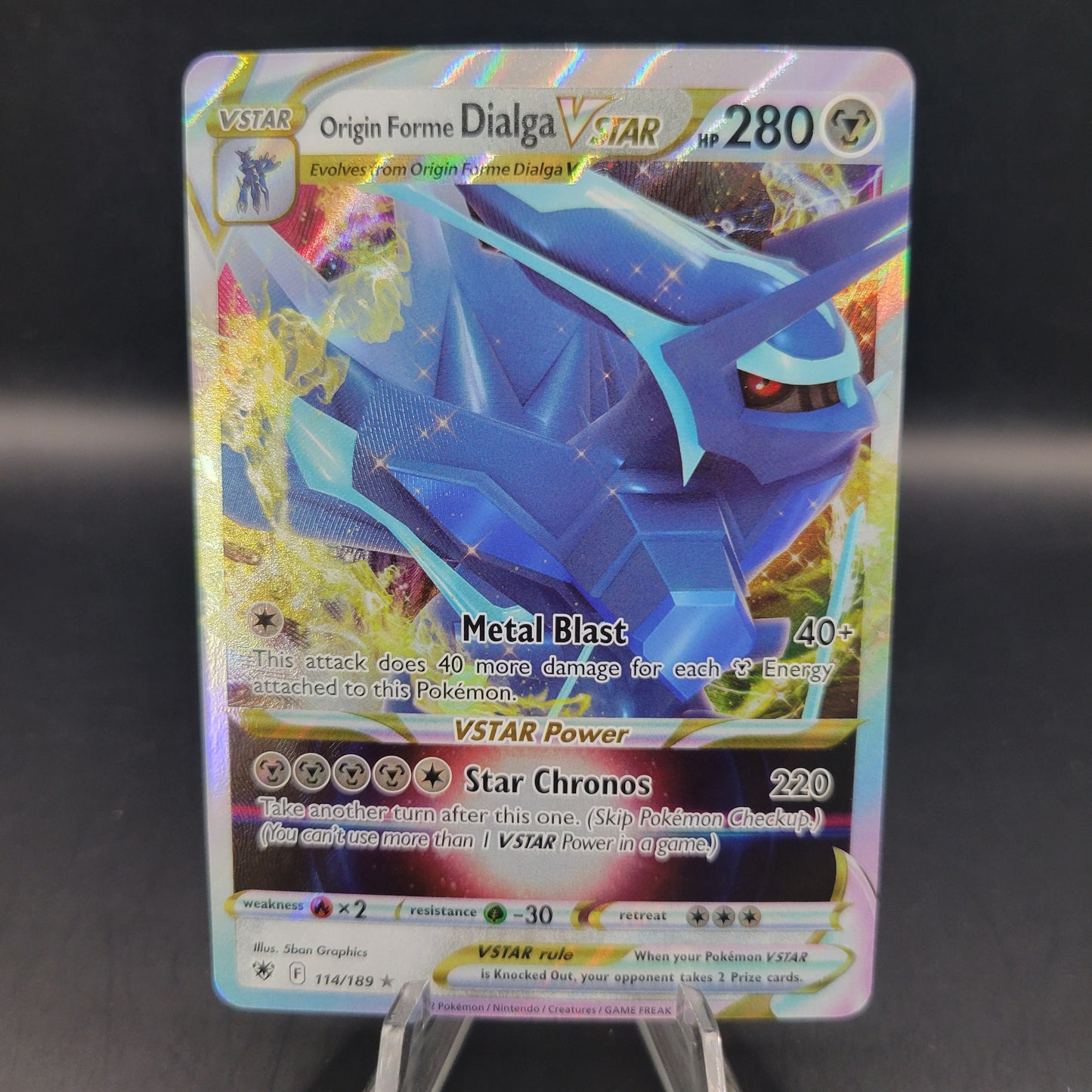 Pokémon TCG: 2022 Origin Forme Dialga Vstar - 114/189 - SWSH: Astral Radiance