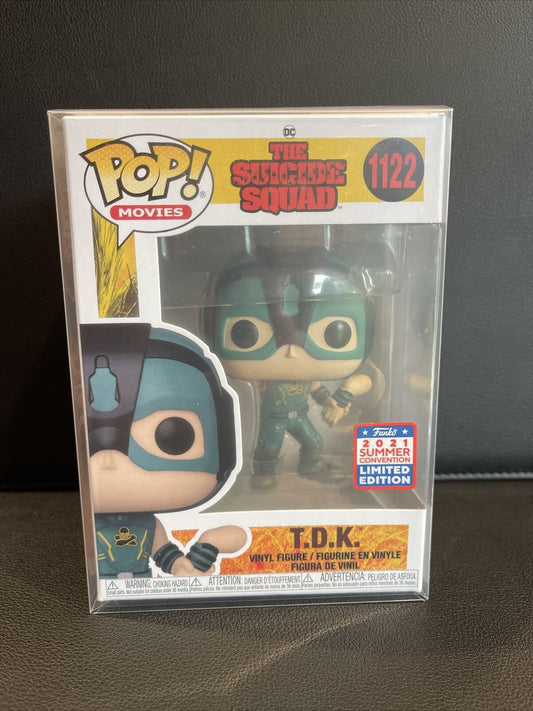 Funko PoP! Movies: The Suicide Squad T.D.K. #1122 2021 Summer Convention w/Prot.