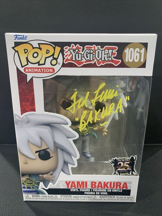Funko PoP! Yu-Gi-Oh! Yami Bakura #1061 25th Anniversary Ted Lewis Autographed