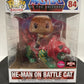 Funko PoP! Master's of the Universe He-Man on Battle Cat #84 Flocked Target Con