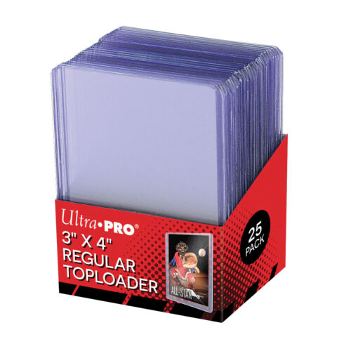 Ultra Pro 3" X 4" Regular Toploader 25ct